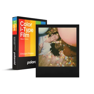 Polaroid Color i-Type Film - Black Frame Edition, 8db színes instant fotó