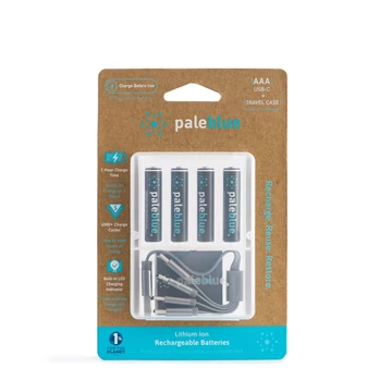 Paleblue Lithium Ion USB-C tölthető akkumulátor AAA 4db - 600mAh