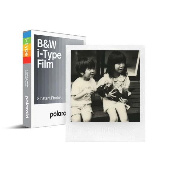 Polaroid B&W i-Type Film, 8db fekete-fehér instant fotó