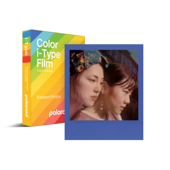 Polaroid Color i-Type Film Color Frames, 8db színes instant fotó
