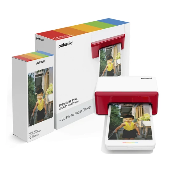 Polaroid HiPrint 4x6 Photo nyomtató + 80 nyomtatásra kész papír